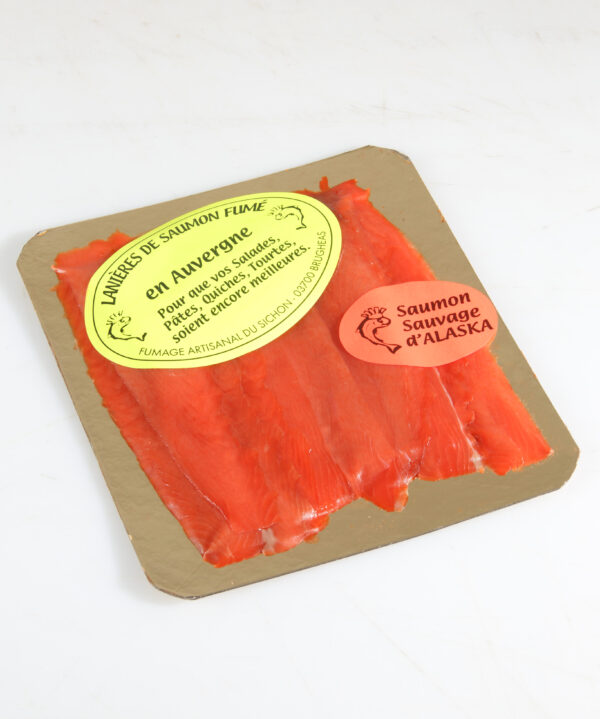 Lanières de Saumon Fumé Sauvage Rouge