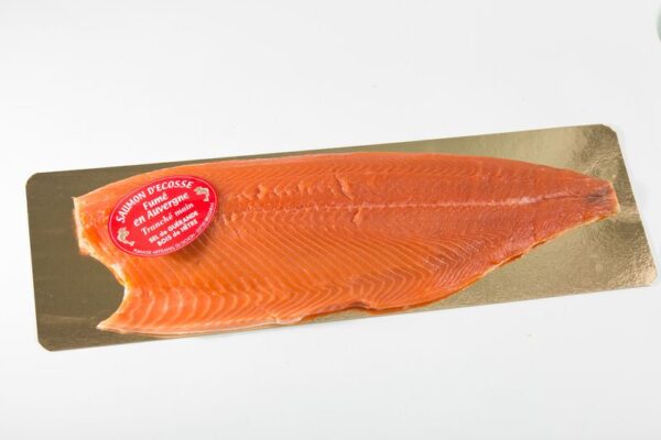 Bande Entière Saumon Fumé d'Écosse